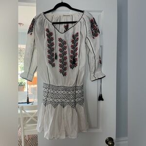 Ulla Johnson Samira Mini Dress in Natural